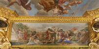 Plafond : Salle de Septime Sévère - L'enlèvement des Sabines, au dessus de la corniche, côté ouest,, image 2/23