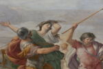 Plafond : Salle de Septime Sévère - L'enlèvement des Sabines, au dessus de la corniche, côté ouest,, image 6/23