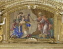 Plafond : Salle des Antonins - Esther et Assuérus, au dessus de la corniche, côté sud,, image 2/5