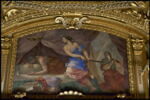 Plafond : Salle des Antonins - Judith et Holopherne, au dessus de la corniche, côté nord,, image 6/8