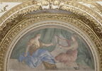 Plafond : Salle des Antonins - La Prudence et la Prévoyance, au dessus de la corniche, côté ouest, au centre., image 5/5