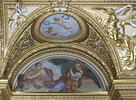 Plafond : Salle des Antonins - La Tempérance et la Paix, au dessus de la corniche, côté est, au nord, image 5/6