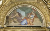 Plafond : Salle des Antonins - La Tempérance et la Paix, au dessus de la corniche, côté est, au nord, image 2/7
