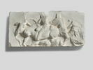 Tirage d’un relief représentantle combat entre les Grecs et les Perses, image 2/2