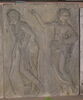 Tirage d’une plaque de la frise est du Parthénon représentant deux héros, image 2/2