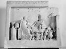 Stèle funéraire d'Attalos, banquet héroïque, image 4/9