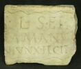 plaque de loculus ; inscription, image 1/2