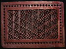 Jali (écran de fenêtre) au treillis de triangles isocèles, image 6/7