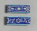 Fragment de carreau de revêtement à décor floral, image 2/2