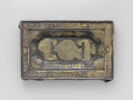Dessus de meuble ou plateau à la rosace et inscriptions, image 1/5