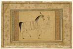 Cheval et palefrenier (page d'album), image 2/2