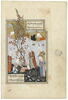 Mahmud de Ghazna et Ayaz ou Prince accueillant une requête (page d'un recueil de poésie), image 3/5