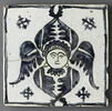 Carreau à décor de séraphin, image 2/2