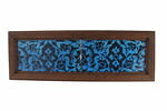 Carreau de bordure à rinceaux porteurs de fleurons bifides rumi et de médaillons polylobés fleuris, image 2/2