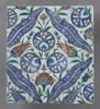Carreau aux tigrures, triples ocelles, tulipes et oeillet, image 1/3