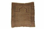 Tapis de prière à treillis fleuri dit 