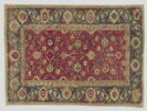 Tapis à rinceaux d'arabesques et fleurs de lotus dit 