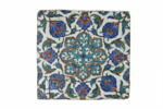 Carreau à la fleur centrale formée et décorée de fleurons, image 2/2