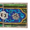 Carreau à décor de cartouche à motifs floraux, image 2/2