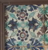 Carreau aux rosettes et oeillets formant un réseau cruciforme, image 3/3