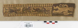 bande décorative d'habillement ; fragment, image 1/2