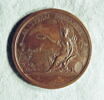 Médaille : De la part de la Société économique libre (récompense), non daté., image 1/2