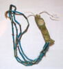 collier à pendentif ; collier à 2 rangs ; perle tubulaire ; amulette, image 3/3