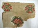 décor de textile ; fragment, image 2/2