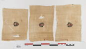 décor de textile  ; fragments, image 1/2