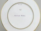 Assiette du Service Encyclopédique n° 45. Ecrivain public, image 3/3