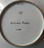 Assiette du Service Encyclopédique n° 45. Ecrivain public, image 2/3