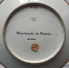 Assiette du Service Encyclopédique n° 57. Marchande de Poterie, image 2/3