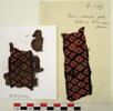 bande décorative d'habillement ; deux fragments, image 2/2