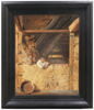 Le peintre Peter Christian Skovgaard dans l'étable de Morten Jensen à Vejby, image 2/13