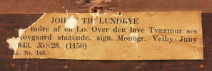 Le peintre Peter Christian Skovgaard dans l'étable de Morten Jensen à Vejby, image 11/13