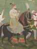 Portrait équestre de Muhammad ʿAdil Shah de Bijapur (page d'album), image 2/3