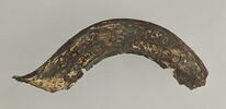 Elément à l’emblématique de Charles VI : fragment à décor de cosse de genêt, image 1/4