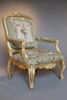 Fauteuil du salon du Conseil à Fontainebleau en 1867, d'une paire (F 574 C9), image 1/3