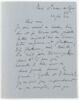 Lettre autographe signée Paul Jamot à un membre du bureau de la Société des Amis d'Eugène Delacroix, 22 février 1932, image 1/2
