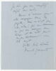 Lettre autographe signée Paul Jamot à un membre du bureau de la Société des Amis d'Eugène Delacroix, 22 février 1932, image 2/2