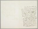 Lettre autographe signée Pierre-Antoine Berryer à Eugène Legrand, Augerville, 16 août, image 1/2