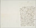 Lettre autographe signée Pierre-Antoine Berryer destinée à Eugène Delacroix, lundi matin 2 avril, image 1/2