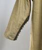 Djellaba d'homme marocaine en satin de coton jaune à rayures bleues, image 3/4
