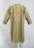 Djellaba d'homme marocaine en satin de coton jaune à rayures bleues, image 4/4