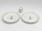 Assiette au chiffre de LN couronné de Napoléon III, du service de table du ministère d’Etat, image 7/7