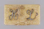 Boîte avec le chiffre H et L et son écrin, image 5/9