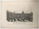 Vue de la Cour du Louvre / Prise pendant l'Exposition des Produits de l'Industrie Française dans les Jours Complémentaires de l'An IX, image 2/2