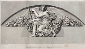 Bas-relief d'un des frontons de l'Attique de la Cour du Louvre, image 1/2