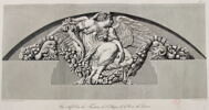 Sculpture en bas-relief d'un des frontons de l'Attique de la Cour du Louvre, image 1/2