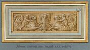 Panneau décoratif : un autel flanqué de deux putti sacrifiant des boeufs, image 3/3